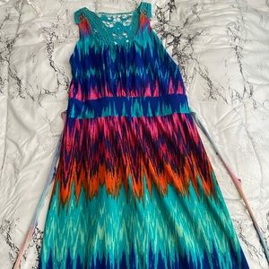 Long Colorful Maxi Dress